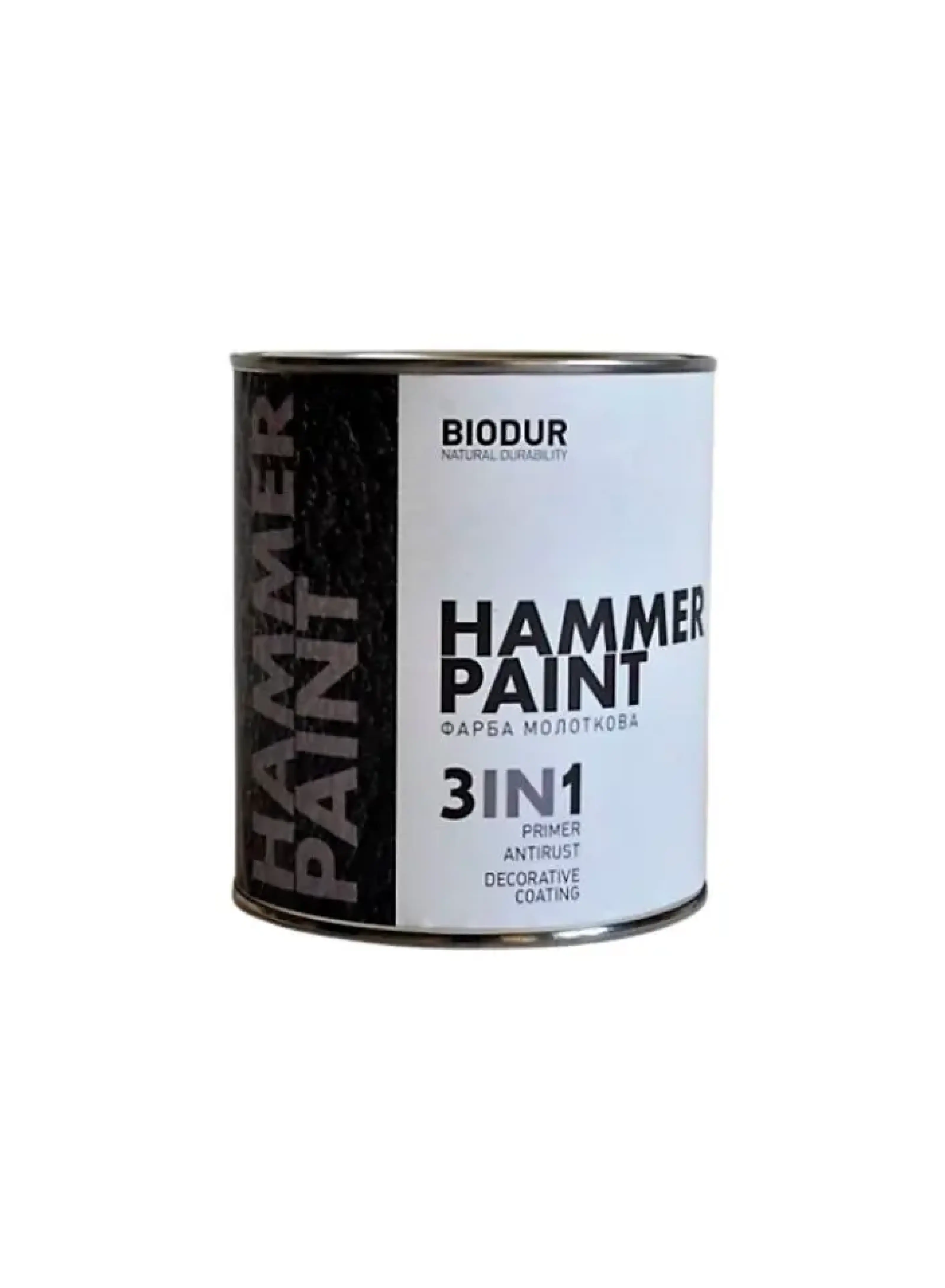 Фарба спеціального призначення TM "Biodur" "Чорна матова, 205" (банка), 0,7 л