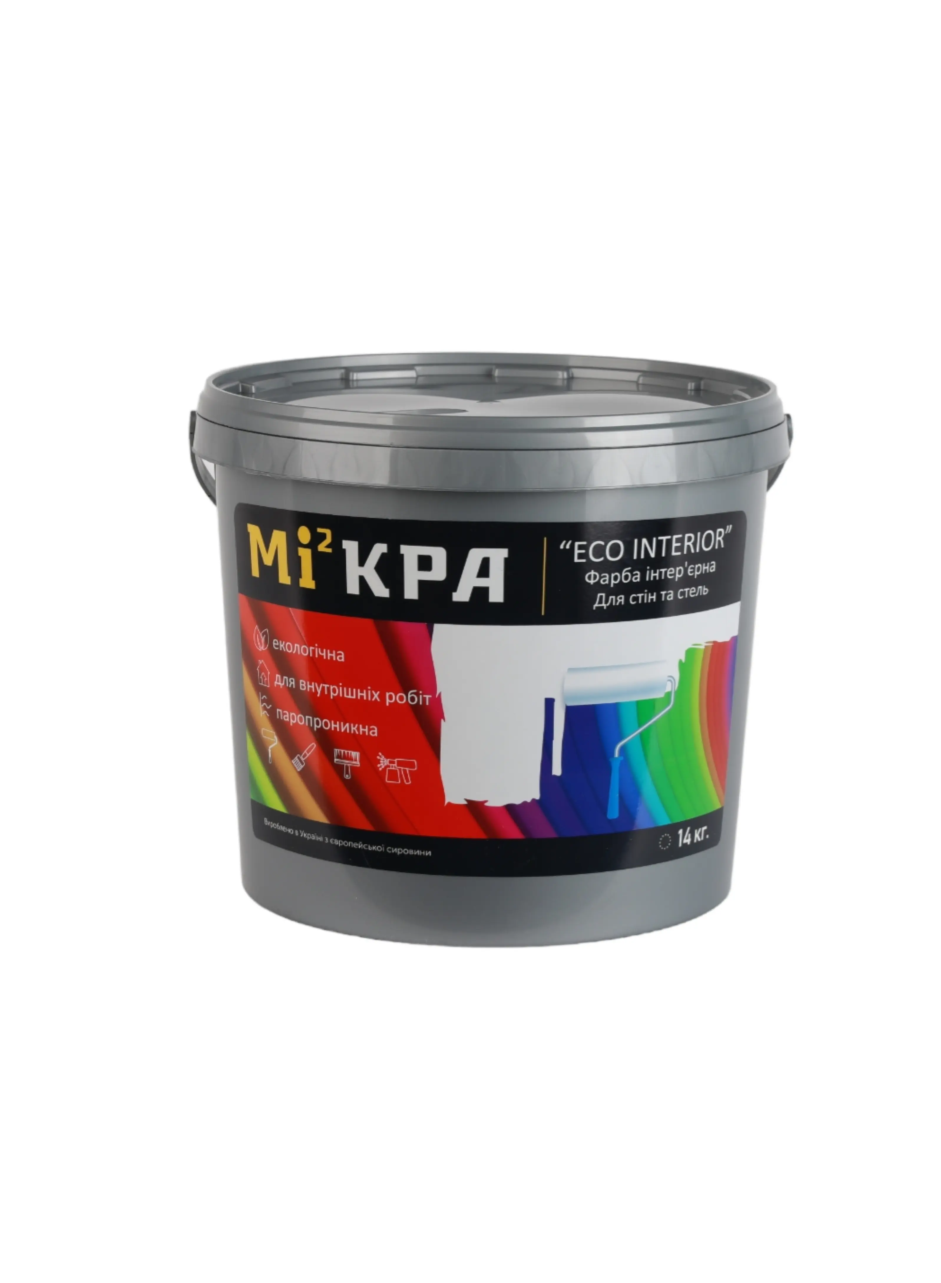 Фарба інтерʼєрна TM "Мі2кра" "Eco Interior", 14,0 кг