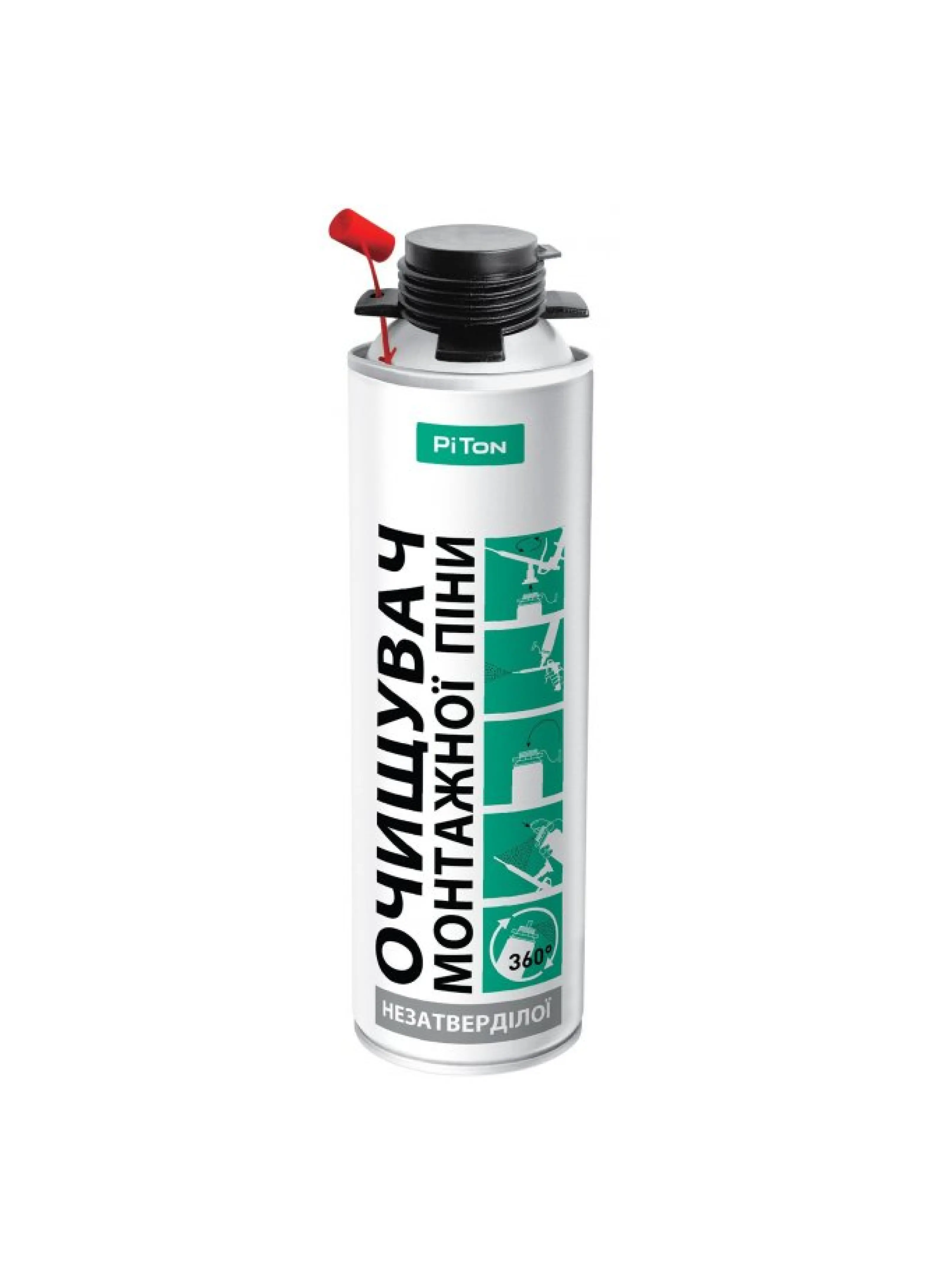 Універсальний очищувач монтажної піни TM "Piton" (аерозоль), 500 мл