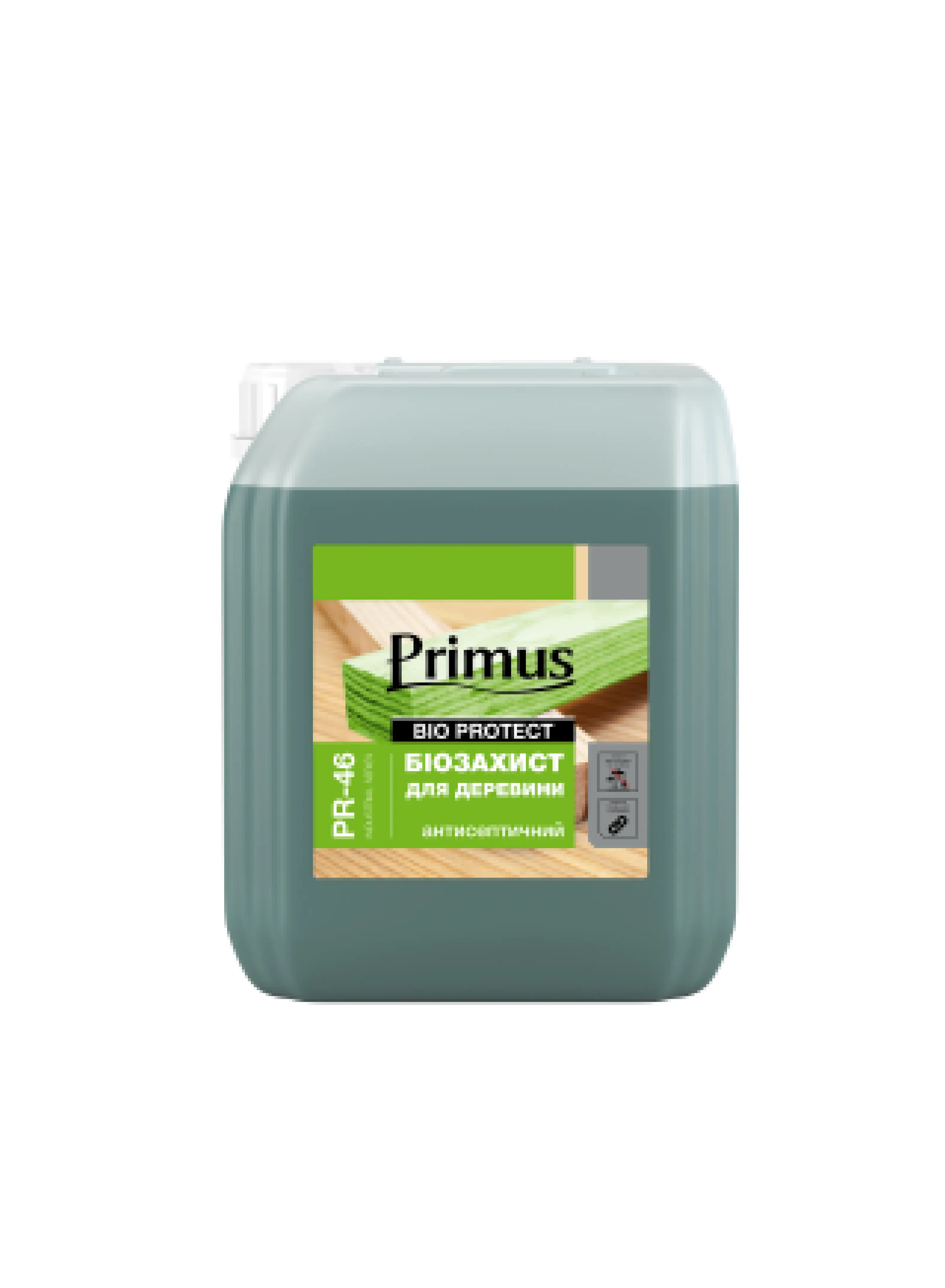Біозахист антисептичний для деревини TM "Primus" "PR-46", 10,0 л