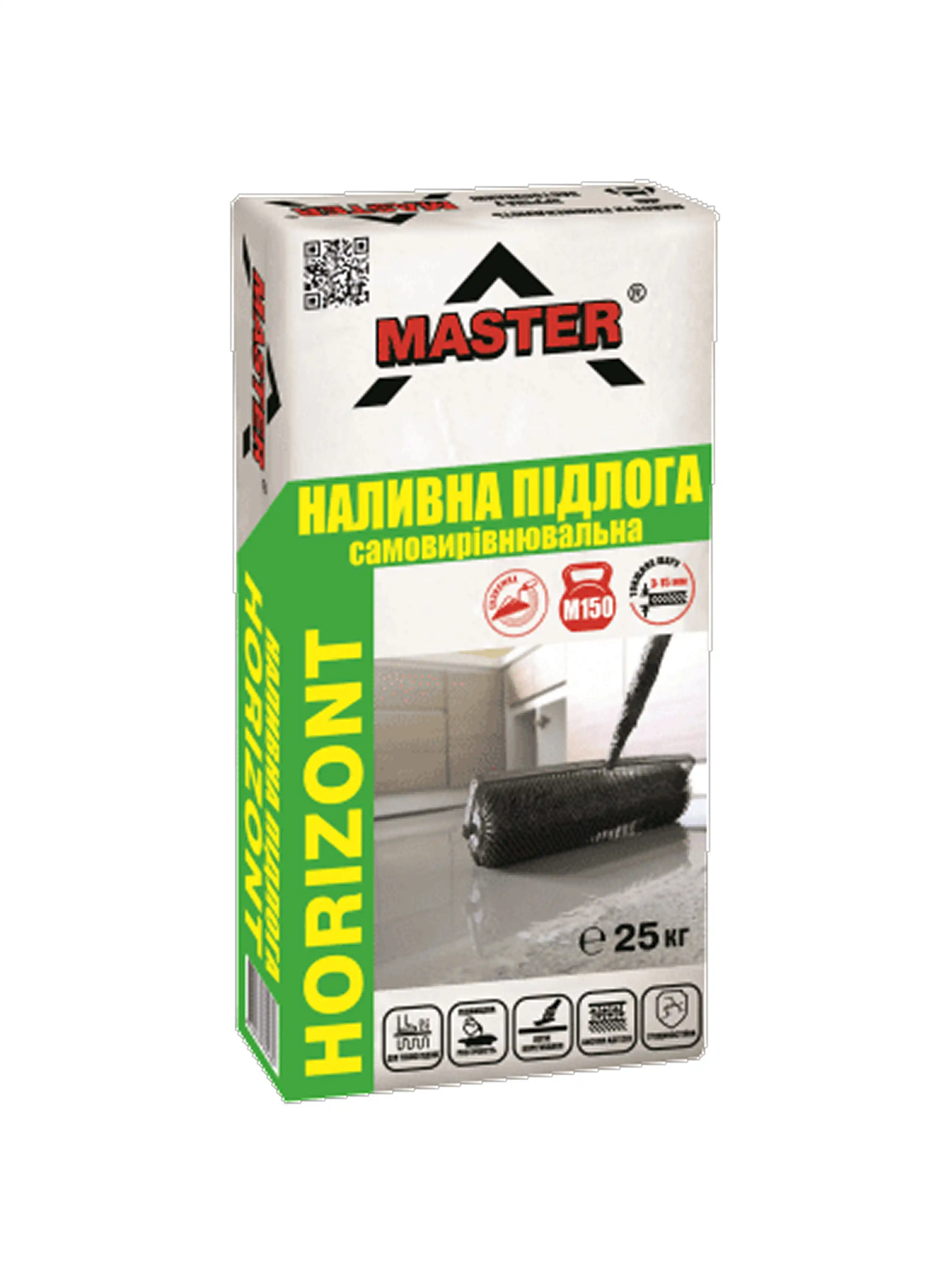 Самовирівнювальна наливна підлога TM "Master" "Master-Horizont" М150, 25 кг