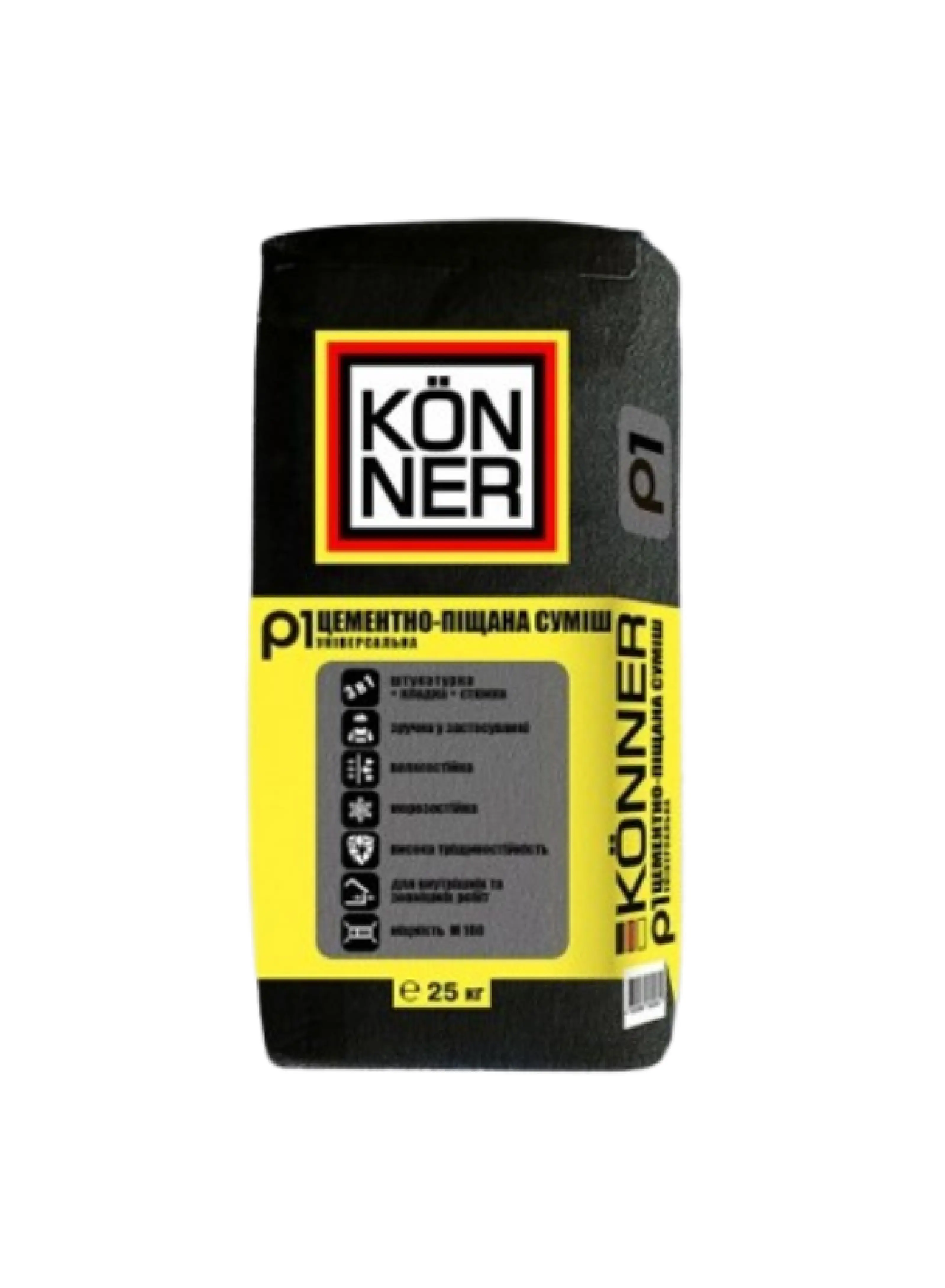 Цементно-піщана суміш універсальна TM "Konner" "Ro-1", 25 кг