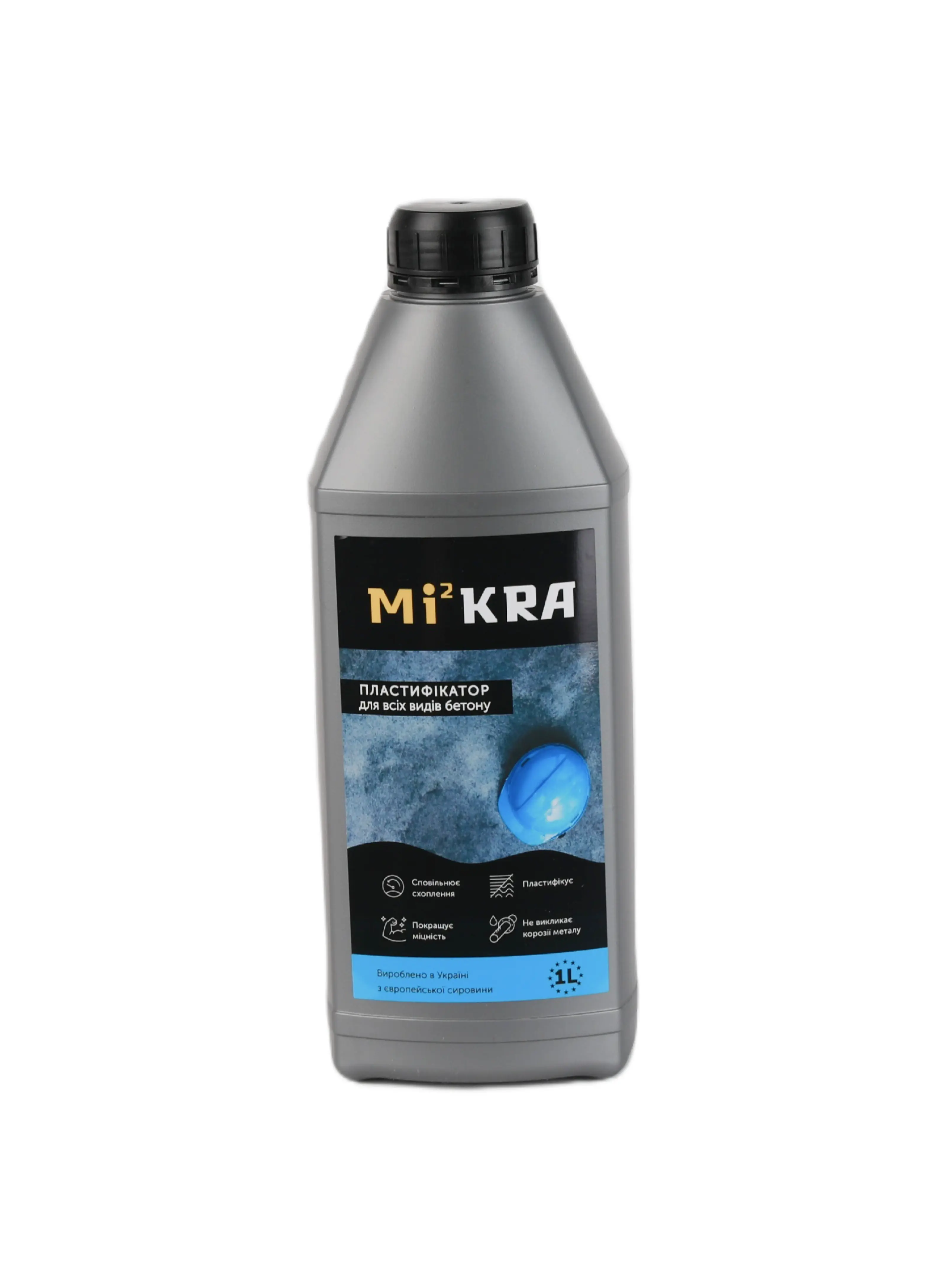 Пластифікатор для всіх видів бетону TM "Мі2кра", 1,0 л