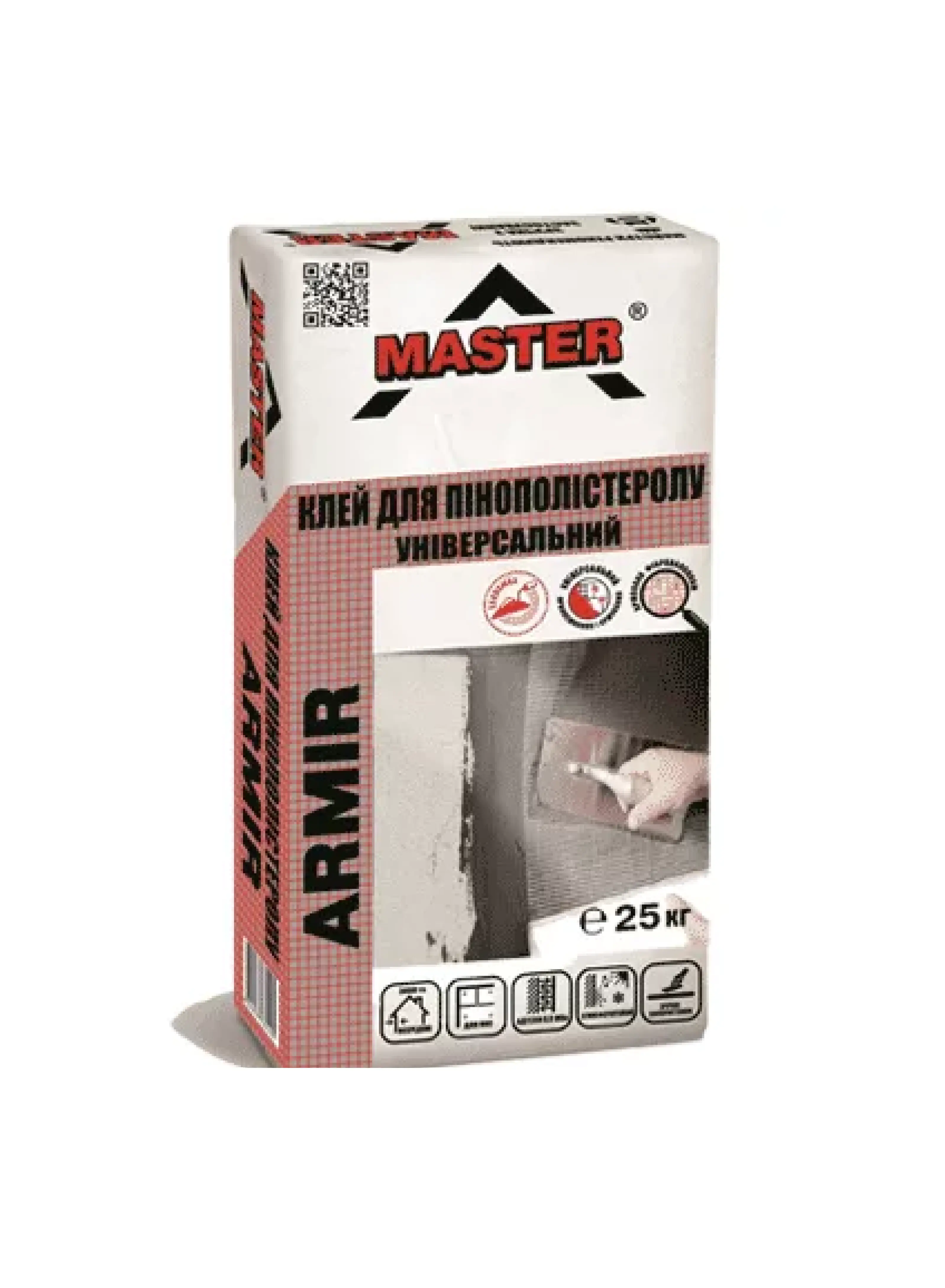 Клейова суміш для армування пінополістеролу TM "Master" "Master-Armir", 25 кг