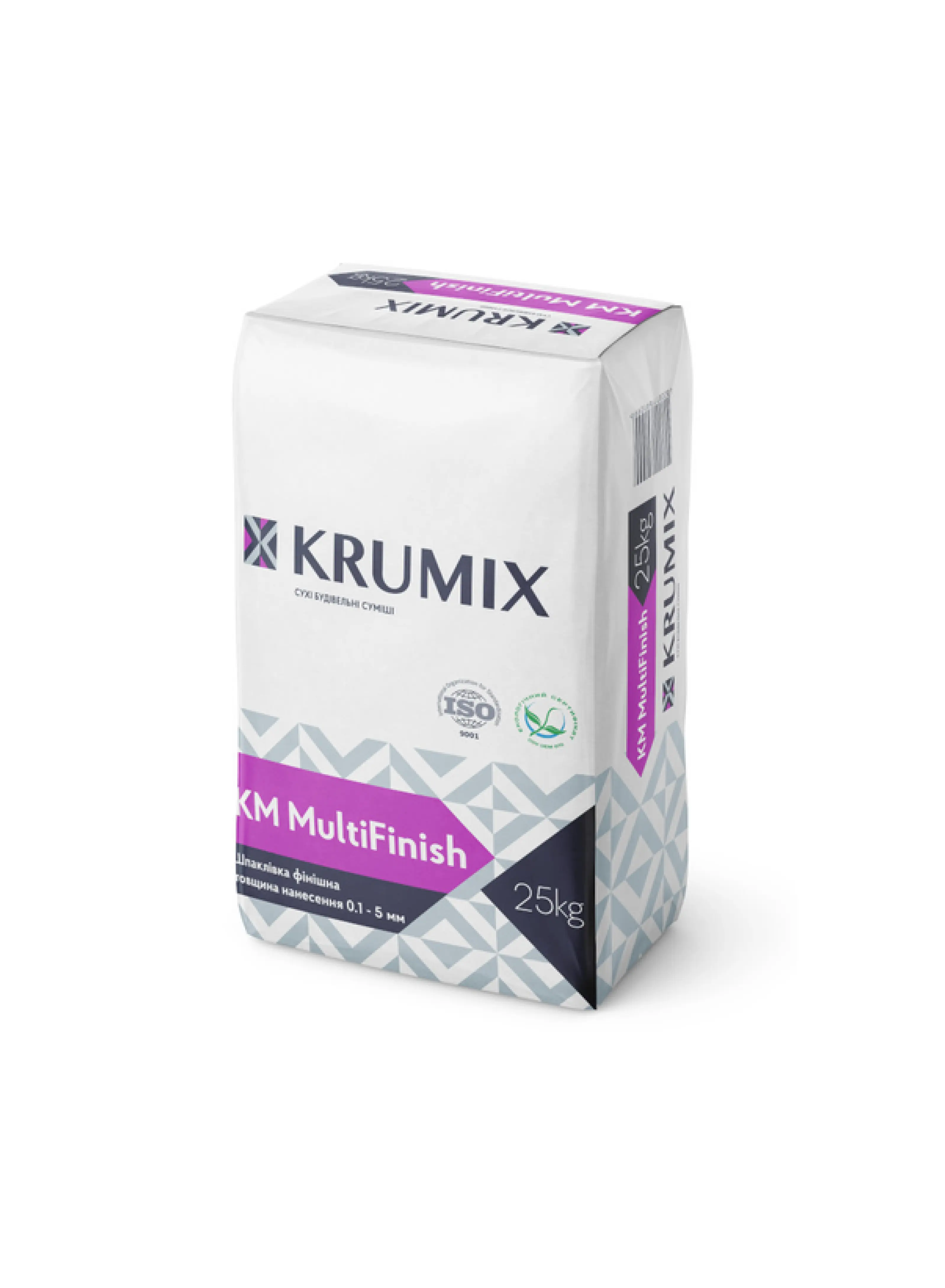 Шпатлівка гіпсова TM "Krumix" "KM MultiFinish", 45/25 кг