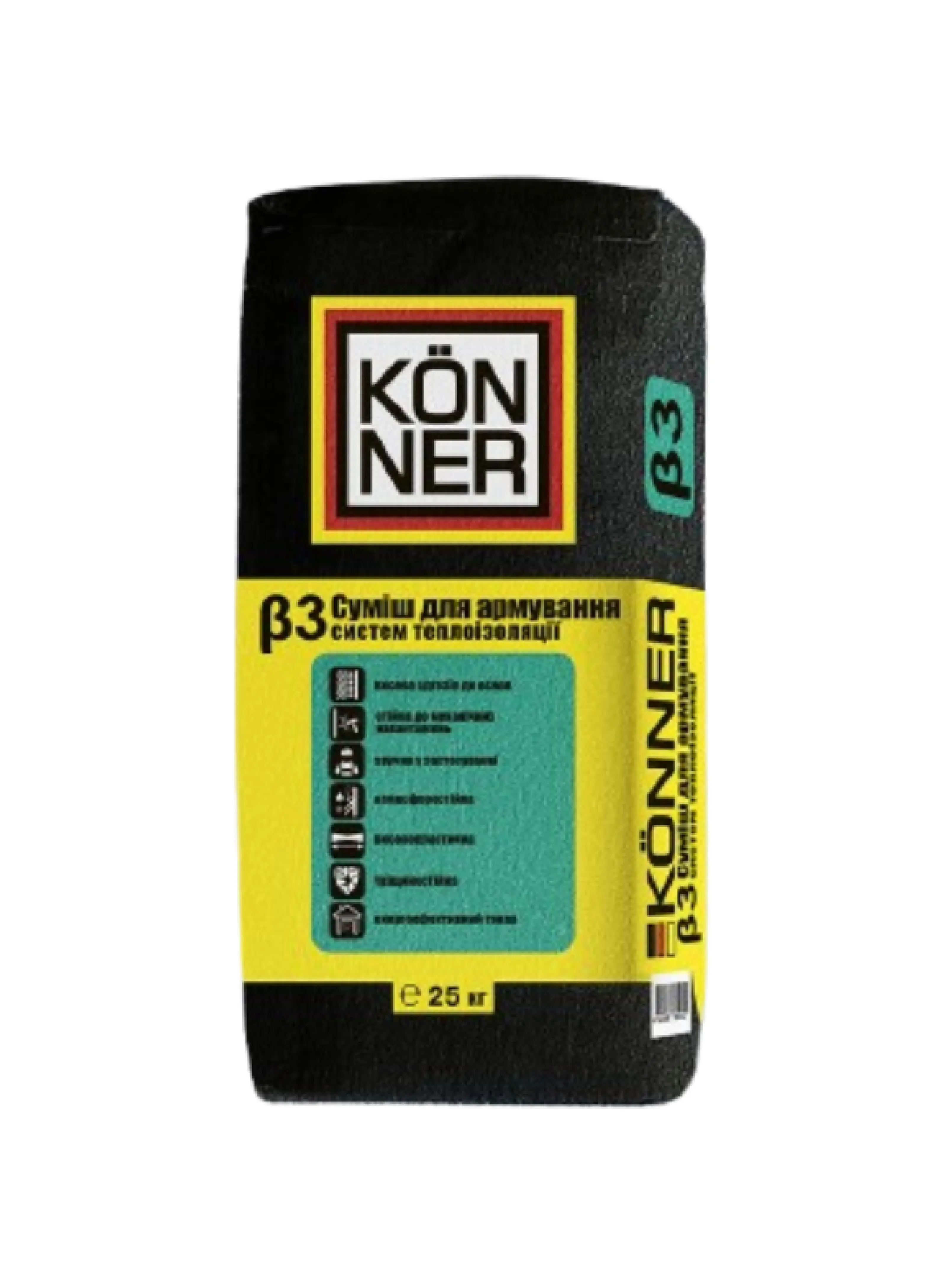 Суміш для армування систем теплоізоляції TM "Konner" "Beta-3"
