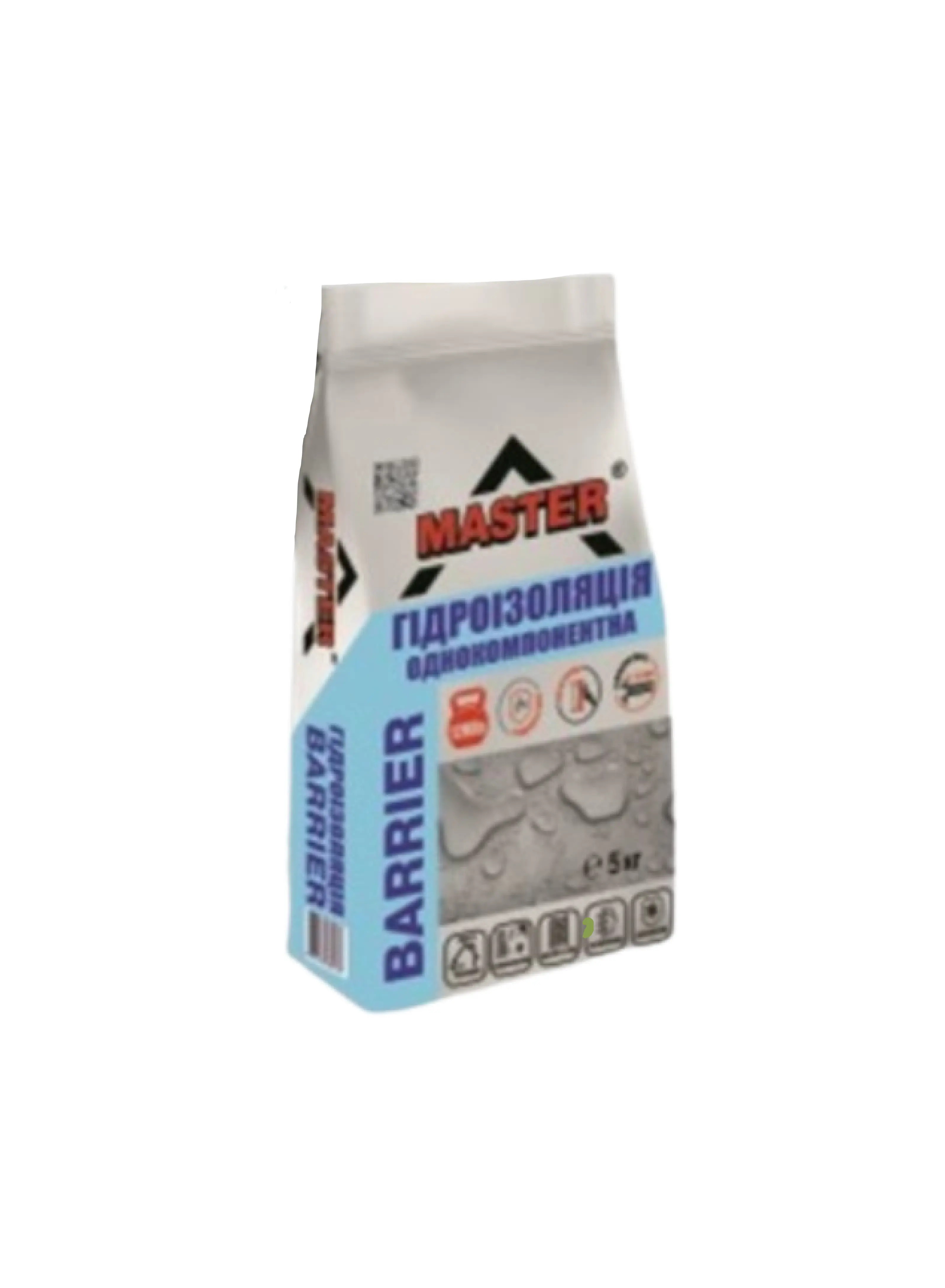 Суміш для гідроізоляції TM "Master" "Master-Barrier" (гідроізоляція, сіра), 5 кг