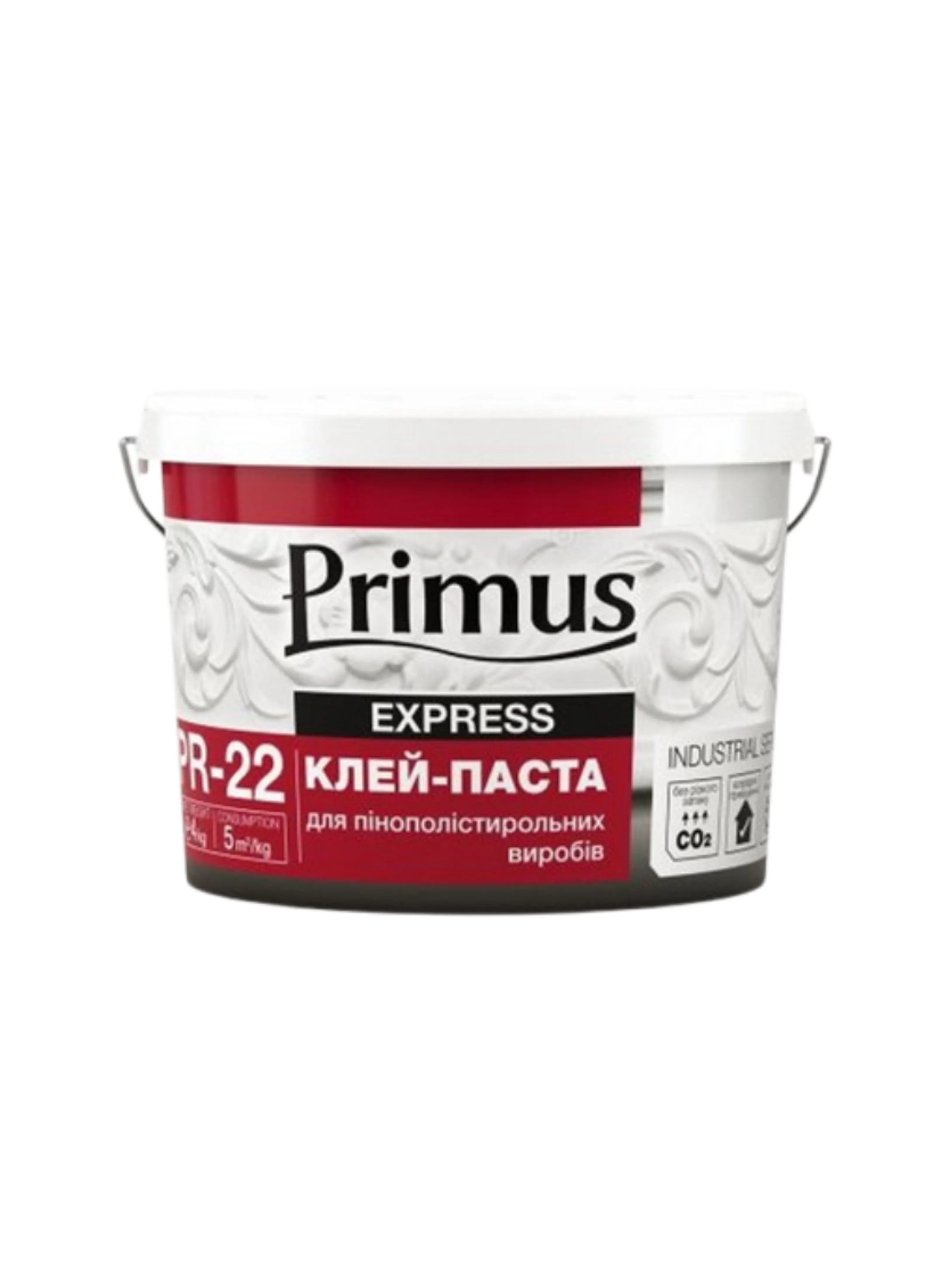 Клей-паста  для пінополістирольних та пінопластових виробів "Primus PR-22", 4 кг