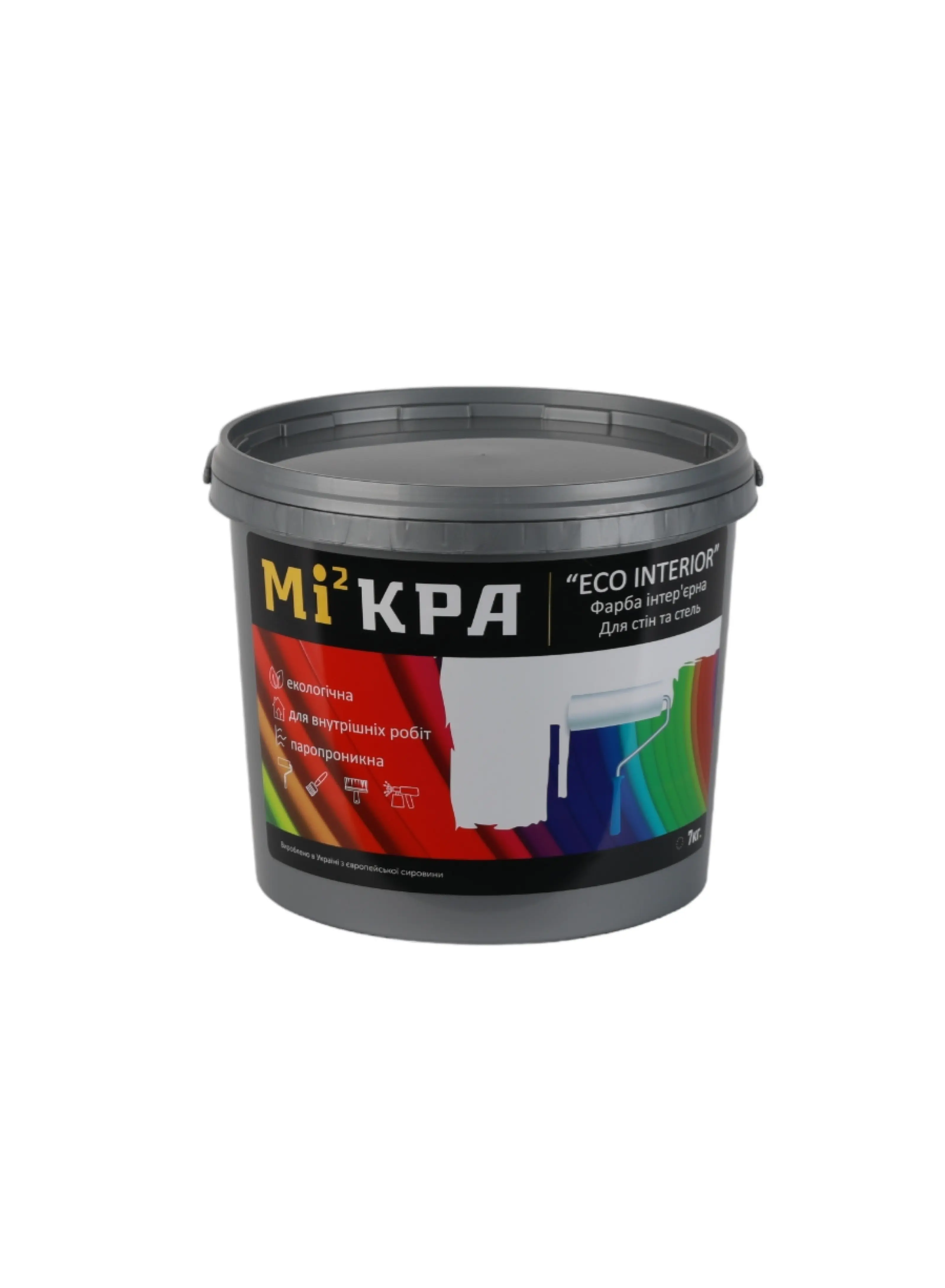 Фарба інтерʼєрна TM "Мі2кра" "Eco Interior", 7 кг