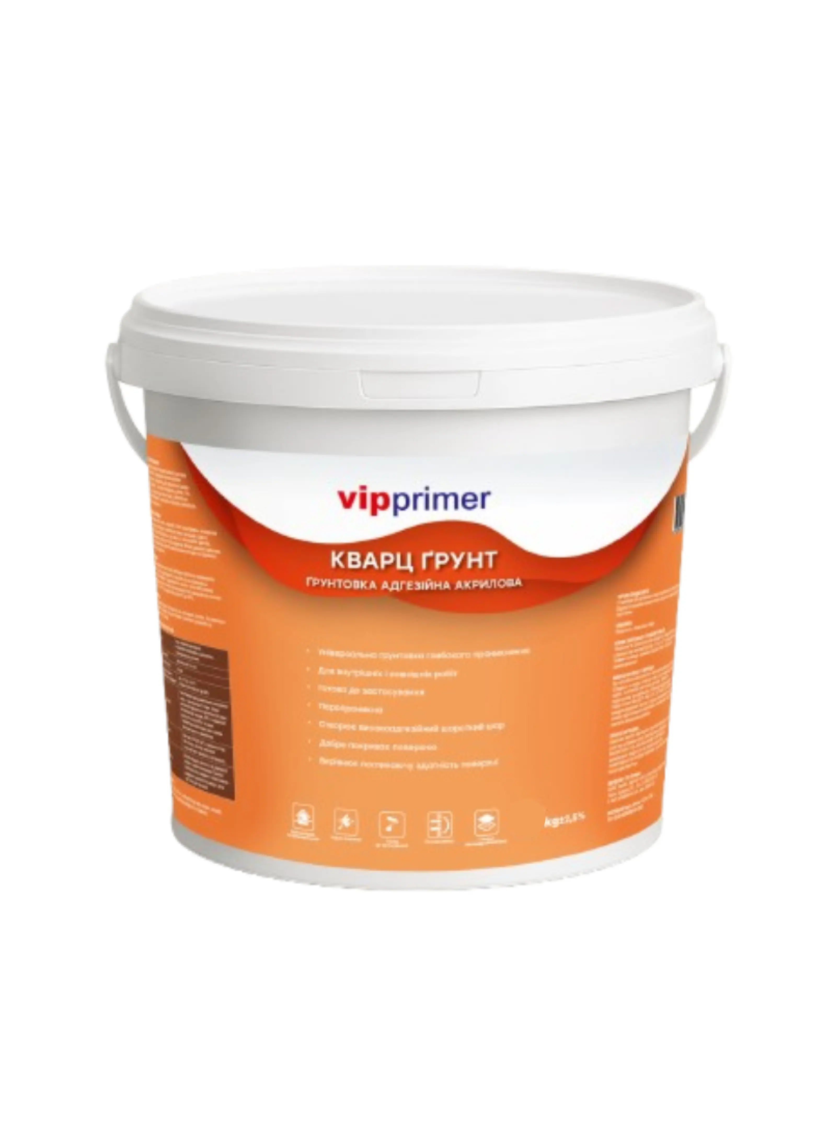 Кварц-ґрунт адгезійний акриловий TM "Vipgips" "Vip Primer", 20,0 л