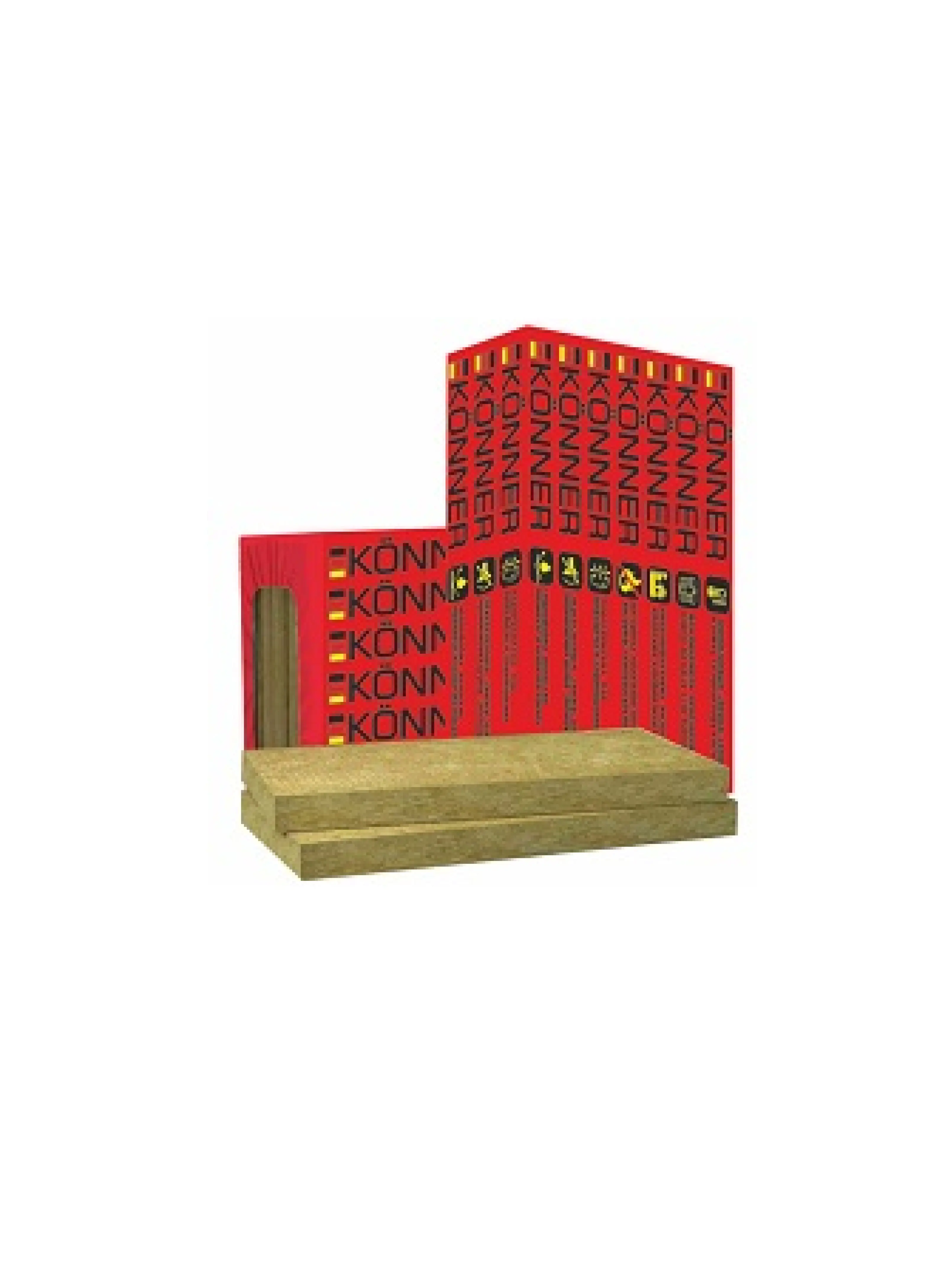 Мінераловатна плита TM "Konner" "Котедж/Е" 50 мм (4 шт/2,88 кв. м)