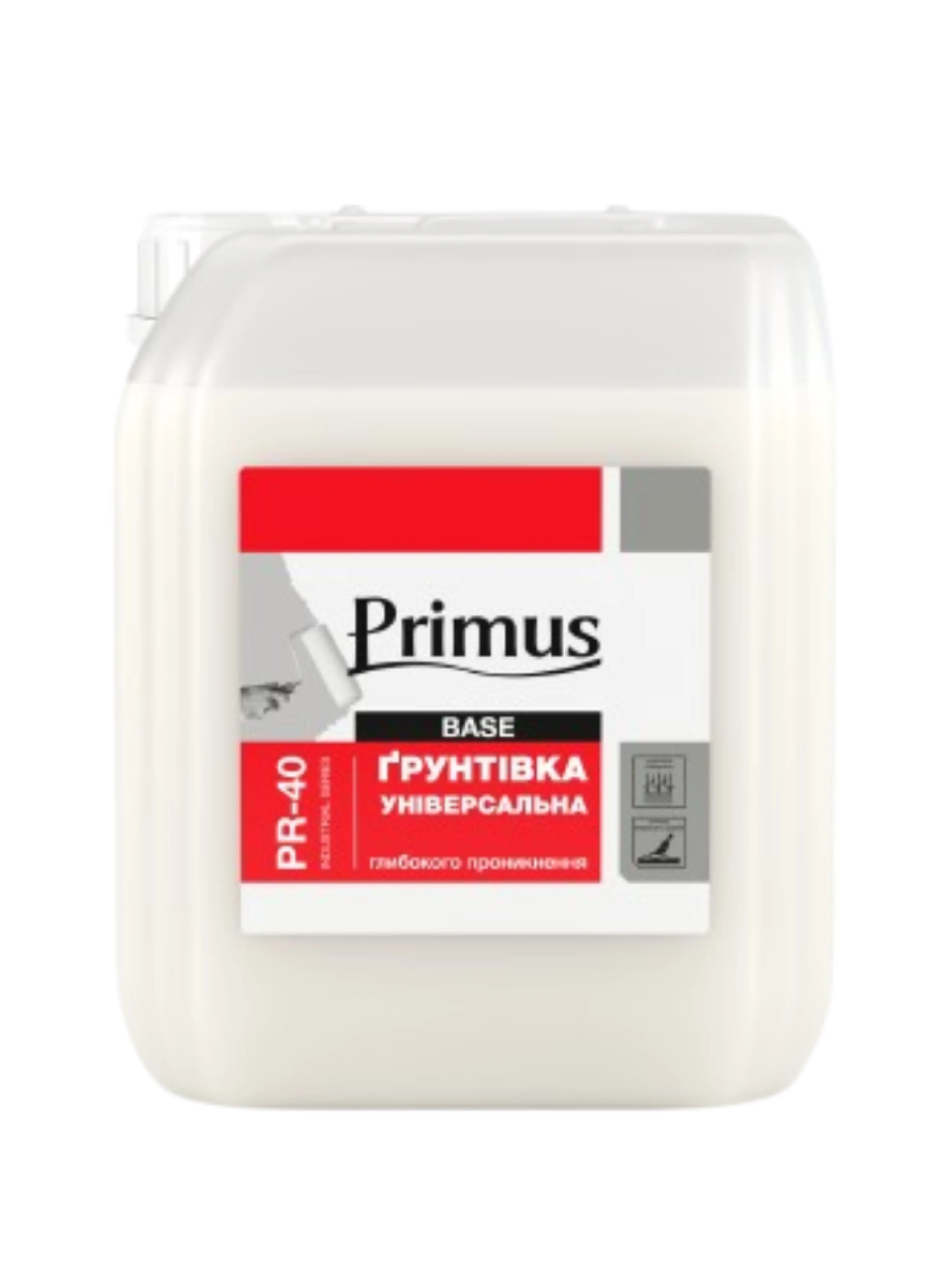 Ґрунтовка універсальна глибокого проникнення TM "Primus" "PR-40", 10 л