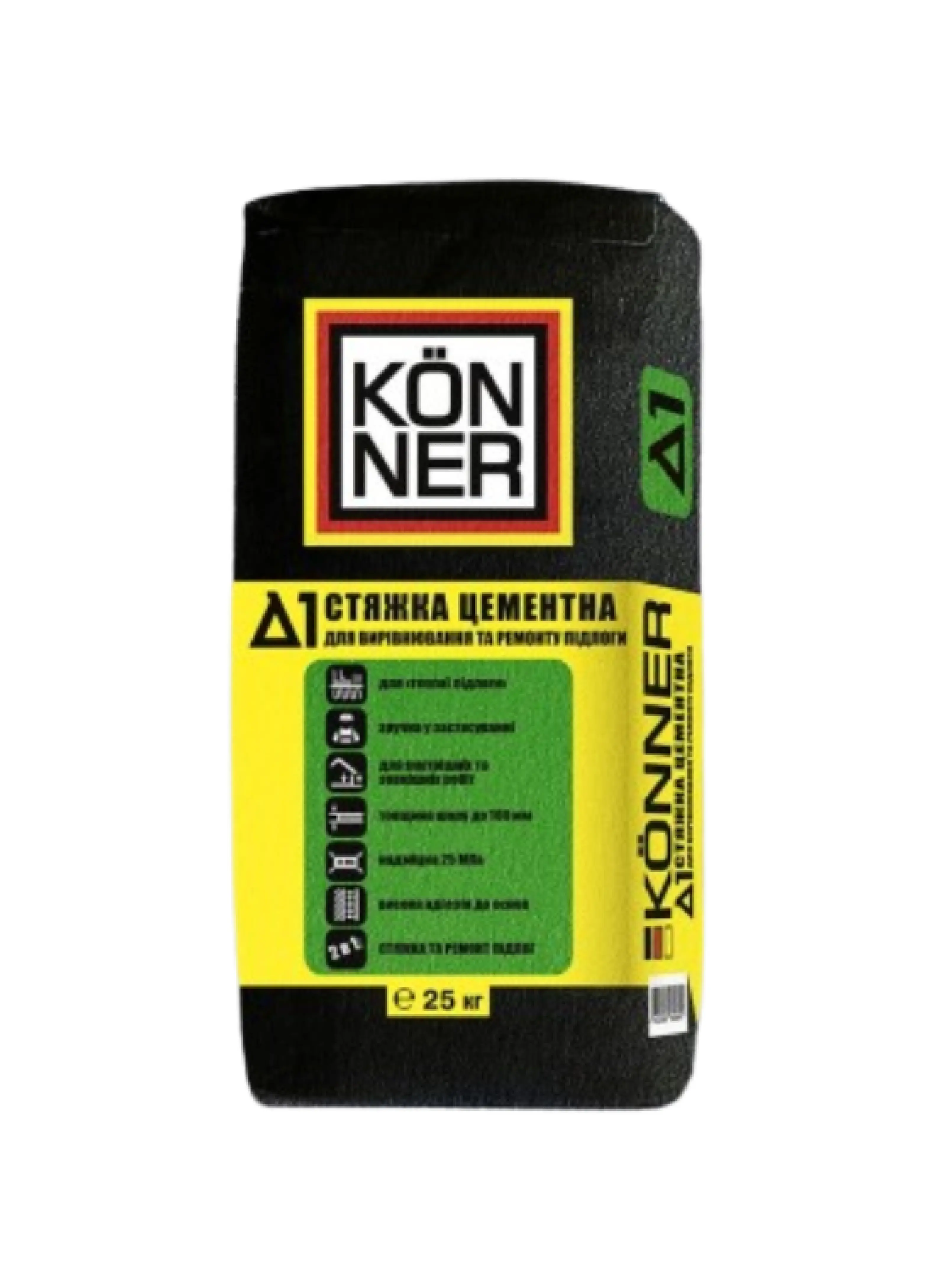 Стяжка цементна TM "Konner" "Delta-1"