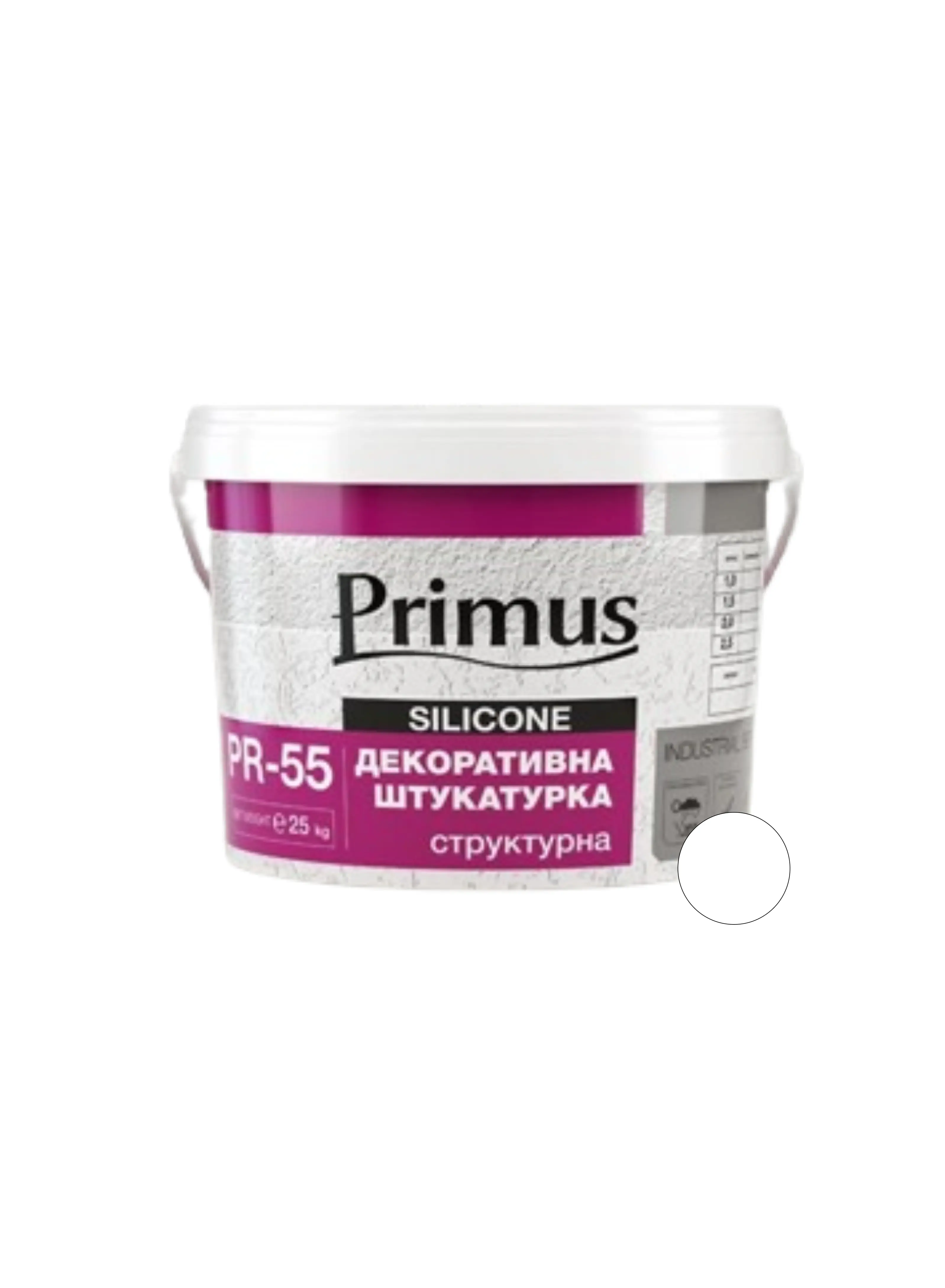 Декоративна штукатурка (шуба, баранець) TM "Primus" "PR-55" (база А, 1,5 мм), 25,0 кг