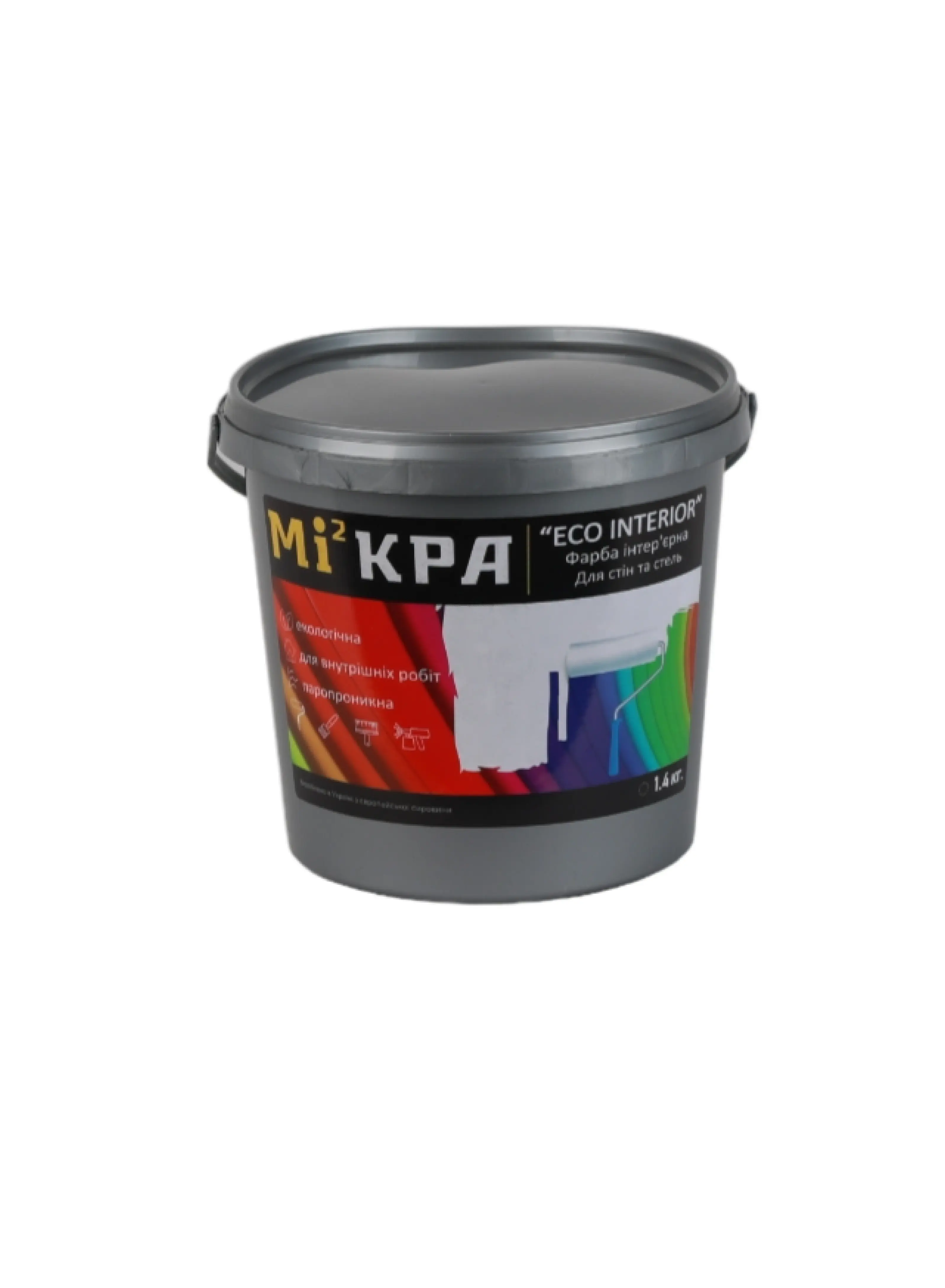 Фарба інтерʼєрна TM "Мі2кра" "Eco Interior", 1,4 кг